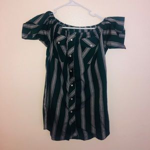 Wrangler pearl snap shirt